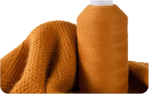 Vista 14 de Hilo 100% de cachemira, 100g de cachemira mongola lujosamente suave pura en cono para tejer a mano y ganchillo (flor beige)