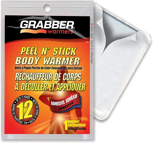 Vista 2 de Grabber Warmers Grabber Excursion - Caja calentadora multipaquete, 8 pares de manos, 8 pares de dedos, 8 calentadores corporales Peel N' Stick, 24