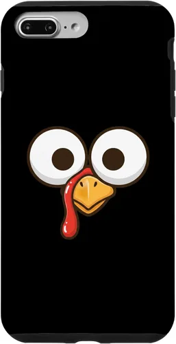 Vista 12 de Funny Cartoon Turkey Face, Big Eyes Thanksgiving Turkey Day Case for iPhone 16