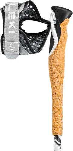 Vista 5 de LEKI Cross Trail FX.One Superlite - Bastones de senderismo ligeros de carbono plegables para senderismo y correr por senderos
