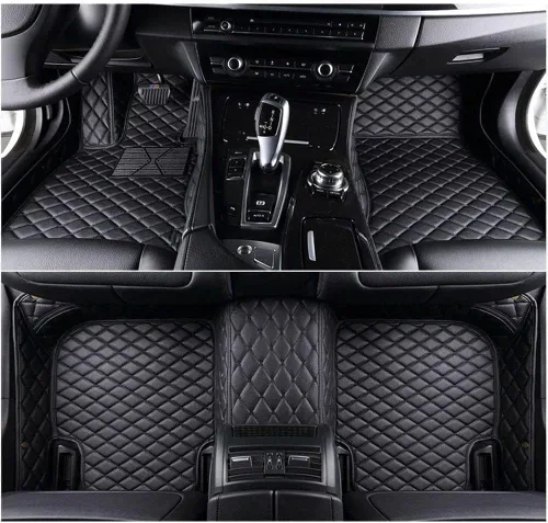Vista 16 de Alfombras de suelo de automóvil personalizadas Compatibles con Mercedes-Benz Todos los modos Sedan SUV Coche deportivo Cobertura completa Lindas