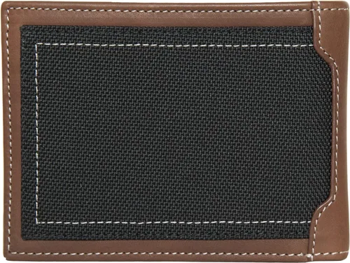 Vista 25 de WOLVERINE Billetera plegable de lona/cuero para hombre