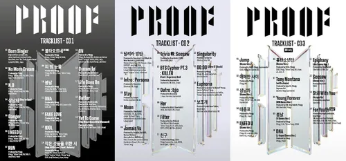 Vista 8 de BTS Proof Anthology Standard Edition Álbum CD+El arte de la prueba+Fotografía+Epílogo+Letra+Juego de tarjeta fotográfica versión