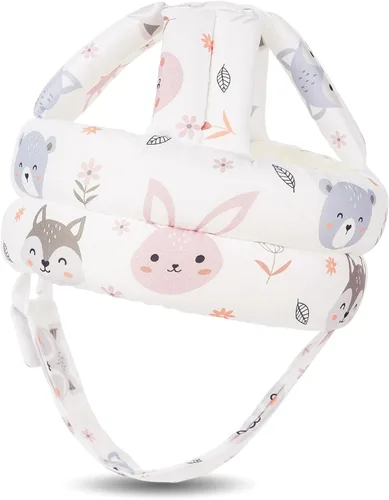Vista 19 de Protector de cabeza de bebé para gatear caminando, casco de bebé ajustable sin golpes y cojín suave, gorra de seguridad infantil para niños que