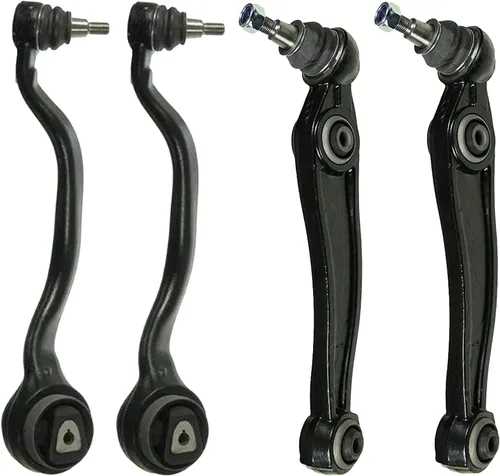 Vista 202 de Detroit Axle - 4 piezas de brazos de control traseros para Ford C-Max, Focus, Mazda 3 5, Volvo C30, C70, S40, V50, 4 brazos de control superiores e