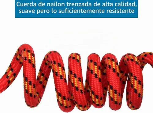 Vista 4 de Coolrunner 2 cuerdas duraderas para perros, correa de entrenamiento de perros de 5 pies, correa antideslizante fuerte, correa de nailon ajustable