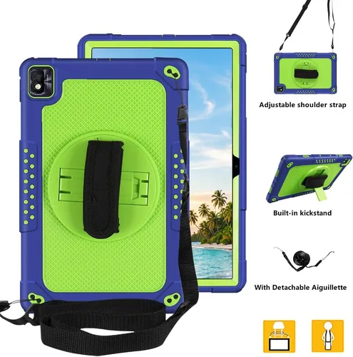 Vista 3 de Funda protectora híbrida resistente a prueba de golpes para Nokia T21/TCL Tab Pro 5G (modelo: 9198S)/VASTKING KingPad M10 10.36 pulgadas