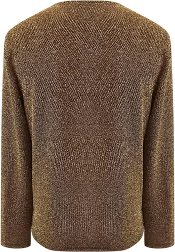 Vista 4 de Sequin Shirt for Men, Long Sleeve Deep V Neck, Shiny Sheer Top for Nightclub and Party
