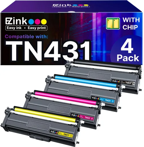 Vista 12 de E-Z Ink TN433 - Cartucho de tóner compatible con Brother TN-433 TN431
