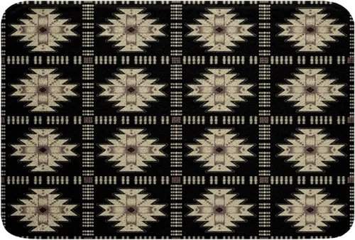 Vista 4 de Feelyou Aztec Bathroom Rugs Aztec Southwestern Printed Bath Mats for Bathroom Bohemian Bath Rugs for Shower Tub Cowboy Cowgirl Bathroom Accossories