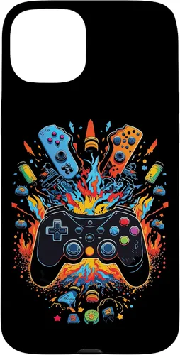 Vista 9 de Gamer Aesthetic Graphic Gaming Video Games Boys Teens Kids Case for iPhone 17