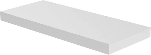 Vista 16 de Juego de 1 estante de pared, estantes flotantes negros de 24 pulgadas de ancho x 10 pulgadas de profundidad x 1 pulgadas de alto, estante de pared