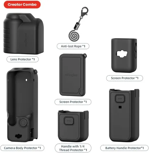 Vista 6 de Funda protectora de silicona para DJI Osmo Pocket 3 Accesorios