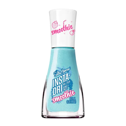 Vista 33 de Sally Hansen Insta-Dri Holo-Glow Esmalte de uñas de secado rápido, duración prolongada, brillo sin vetas Semi-opaco, con destellos 102 Lila