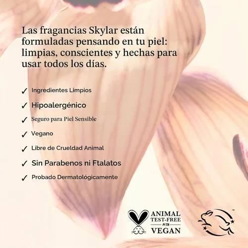 Vista 5 de Skylar Nude Skin, Perfume de viaje Rollerball para mujer, vainilla, 0.33