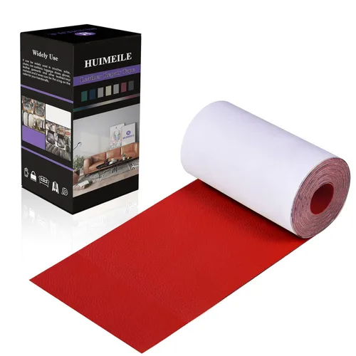 Vista 49 de Cinta de parche de reparación de cuero de 4 x 60 pulgadas, cinta autoadhesiva fuerte para muebles, sofás, sillones, asientos de automóvil, armarios
