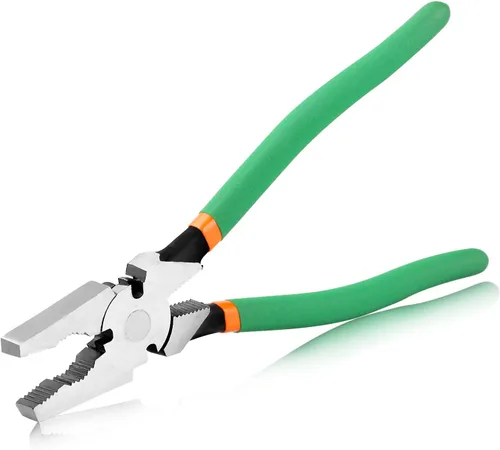 Vista 11 de SPEEDWOX Herramienta multi 9.5 pulgadas Alicates de esgrima con cortador de valla de martillo extractor de clavos Alicates de cabeza de martillo