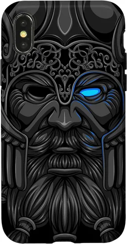 Vista 5 de Allfather Odin - Raven God - Norse Viking God in Asgard Case for iPhone 17