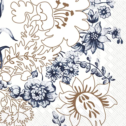 Vista 7 de Celebrate the Home - Servilletas florales de papel de 3 capas, flores, 20