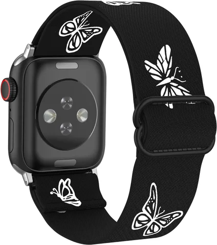 Vista 12 de Correas elásticas de nailon compatibles con Apple Watch de 1.496 pulgadas, 1.575 pulgadas, 1.614 pulgadas, 1.654 pulgadas, 1.732 pulgadas, 1.732