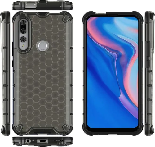 Vista 37 de Pzwoxukhov Funda compatible con Huawei Nova 3i, compatible con Huawei P Smart+ 2018 Honeycomb Anti-Drop Shock-Absorbing Case Negro