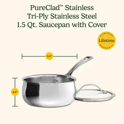 Vista 9 de Cuisinart pct19 – 16 Cobre clásico 2-quart Cazo con tapa