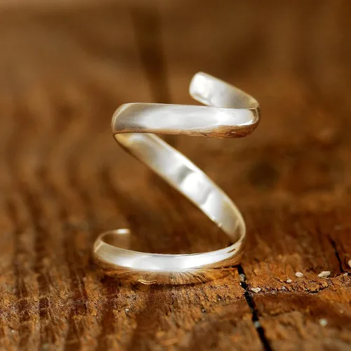 Vista 5 de Boho-Magic Anillo de plata de ley 925 para mujer, ajustable, Metal