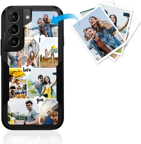 Vista 19 de Funda de teléfono personalizada para Galaxy S20 FE 5G, funda para teléfono multifoto, funda protectora resistente de doble capa a prueba de golpes