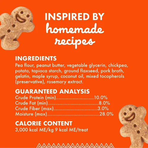 Vista 3 de Buddy Biscuit Softies - Bolsa de 5 onzas, sin granos, suave y masticable, golosinas naturales con sabor a mantequilla de maní para perros, horneadas