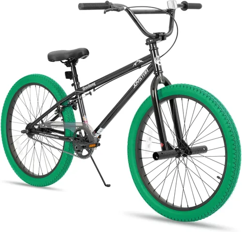 Vista 19 de JOYSTAR Brockway Freestyle - Bicicletas BMX para niños de 20 pulgadas y 24 pulgadas, bicicletas para niños de 6 a 14 años y ciclistas de nivel