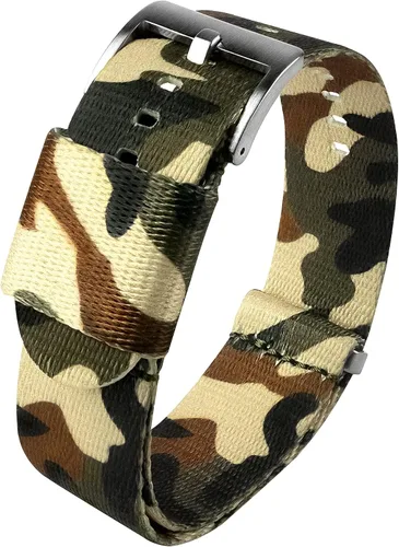 Vista 21 de BARTON Elite NATO® Style Correa de reloj - 18mm, 20mm, 22mm o 24mm - Correas de reloj de nailon de cinturón de seguridad