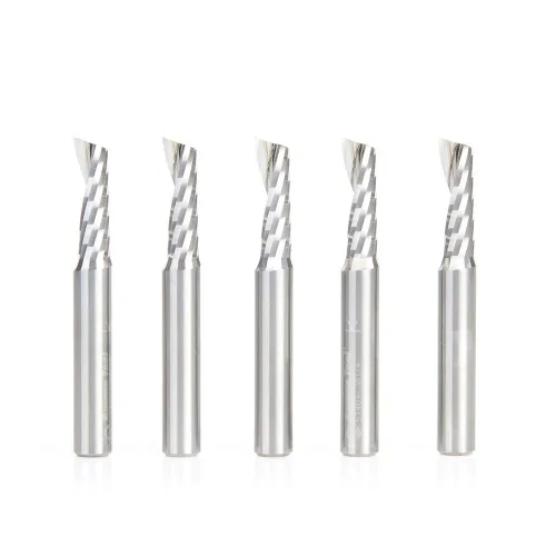 Vista 14 de Amana Tool - 51645 Carburo sólido CNC espiral 'O' sola flauta, corte de plástico 1/2 diámetro x 1