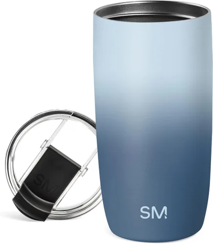 Vista 37 de Simple Modern Taza de café de viaje Tumbler con tapa abatible Reutilizable, aislada, de acero inoxidable, taza de café helado Cold Brew, termo