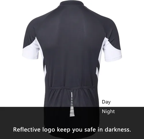 Vista 20 de ARSUXEO Camiseta de ciclismo de manga corta para hombre 636