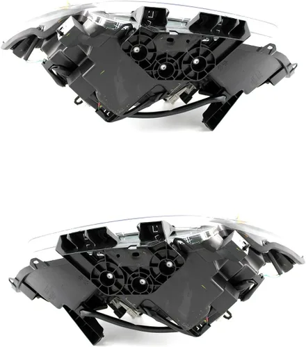 Vista 2 de Para Nissan Rogue Faros Lámparas Set 2014 2015 2016 Halógeno Conductor y Pasajero Lado