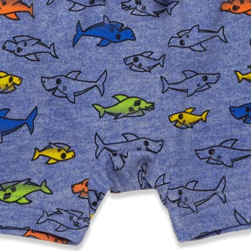Vista 7 de Pinkfong Conjunto de camiseta y pantalones cortos de rizo francés para bebé Shark Mommy Shark para recién nacido a niño pequeño