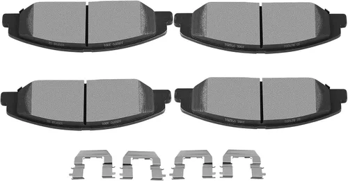 Vista 15 de SCITOO Juego de pastillas de freno semimetálicas delanteras D412 para Chevrolet Camaro 1988-1991, Chevrolet Corvette 1988-1996, Pontiac Firebird