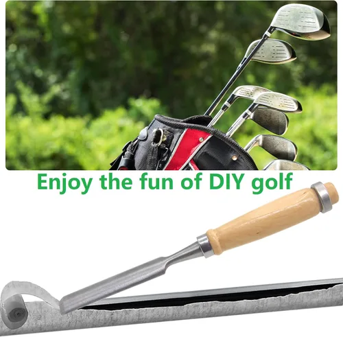 Vista 4 de Herramienta de extracción de cinta de agarre de golf, perfecto para removedor de cinta de grafito y ejes de acero, kits de reparación de agarre