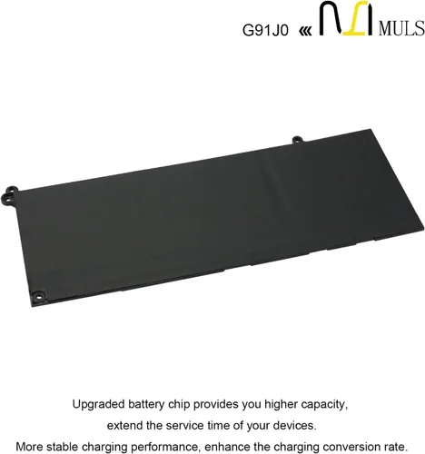 Vista 6 de MULS G91J0 - Batería para portátil Dell Inspiron 13 5310 14 5410 14 Plus 7420 15 3510 3511 5510 16 5625 14 5410 2 en 1 Latitude 3320 3330 Vost® RO