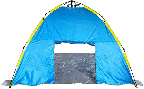 Vista 5 de Bliss Hammocks BHT-A39-BY - Tienda de campaña de playa desplegable con bolsa de transporte para un fácil viaje, protección solar y resistente al