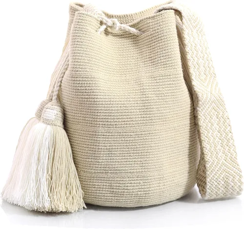Vista 2 de WYOU Utopia classics Hobo in Wayuu Crochet, Grande