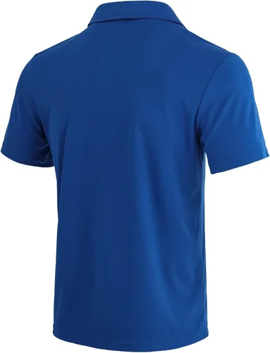 Vista 5 de Facitisu Camisa polo de manga corta para hombre, cuello de golf, casual, de secado rápido