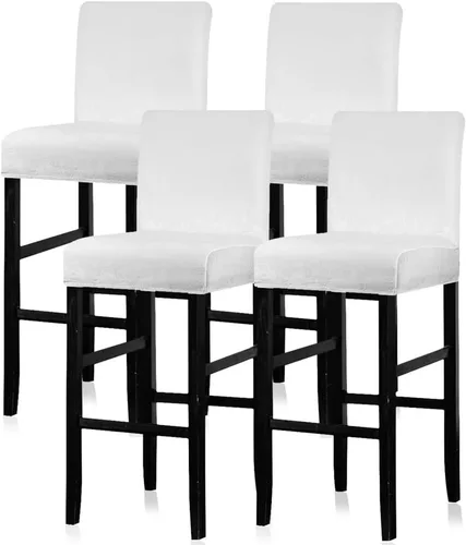 Vista 53 de Lellen - Fundas para taburete de bar de jacquard, fundas para silla de taburete de bar, fundas para silla de bar, fundas para taburete de bar