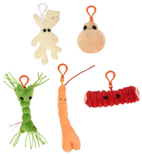 Vista 2 de GIANT MICROBES Caja de regalo con temática de células corporales, regalos de biología, regalos para profesores de ciencias, biología celular, felpa