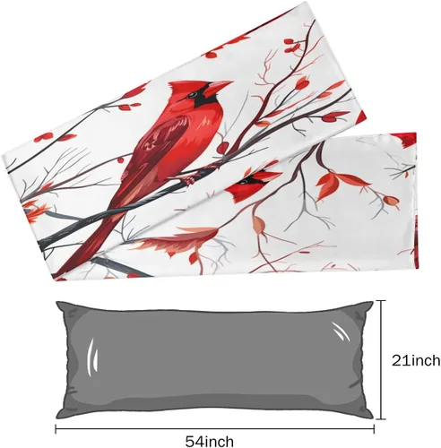 Vista 4 de Funda de almohada corporal de satén con cremallera, 21 x 54 pulgadas, funda de almohada decorativa larga, funda de almohada corporal para adultos