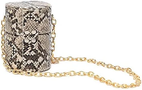 Vista 4 de Sun Kea Fashion - Bolso bandolera para mujer, diseño de piel de serpiente