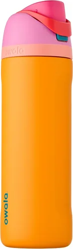 Vista 19 de Owala FreeSip - Acero inoxidable - 32 oz - Morado/Azul (pistas de esquí de los años 80)