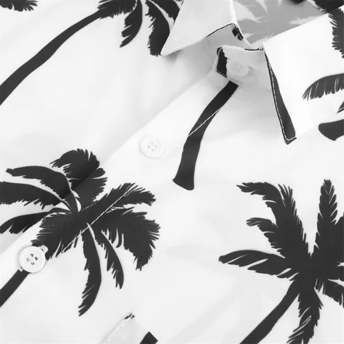 Vista 232 de KYKU - Camisa hawaiana funky para hombre, ropa tropical para vacaciones en Palm Beach