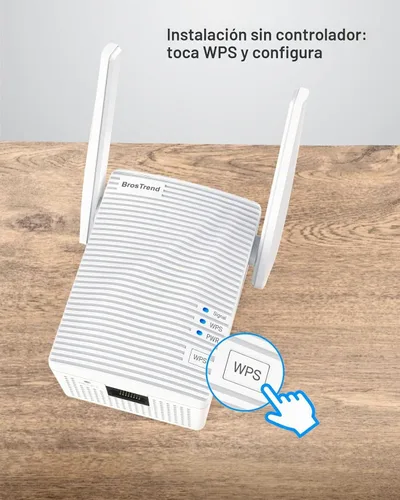 Vista 6 de BrosTrend Puente WiFi de doble banda 1200Mbps, convierta dispositivo