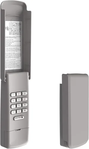 Vista 7 de 2 llaveros universales para abrir puertas de garaje, 4 botones, programable, compatible con abridor Liftmaster Chamberlain Craftsman con botón